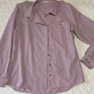 Orvis Lavender Long Sleeve Shirt